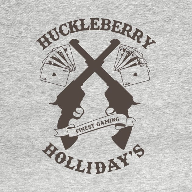 HuckleberryHolliday Brown Logo by huckholliday